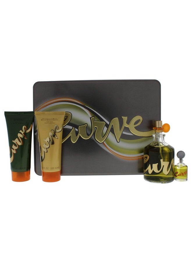 Curve 4 Piece Set For Men, Multi