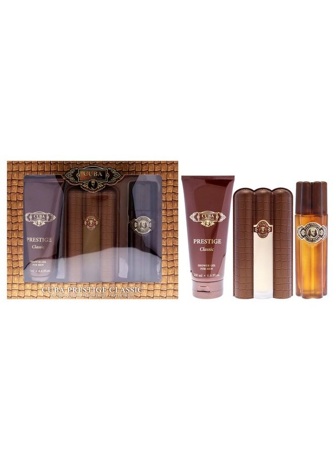 Prestige Classic For Men - 3 Pc Gift Set 3Oz Edt Spray, 6.7Oz Shower Gel, 3.3Oz After Shave