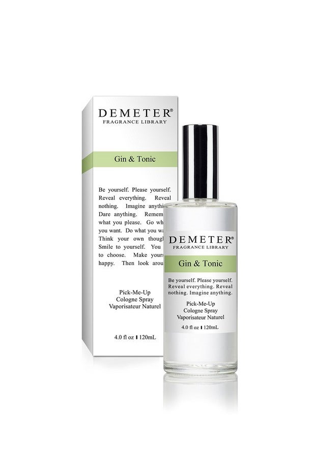 By Demeter For Men And Women. Gin And Tonic Cologne Spray 4 Ounces