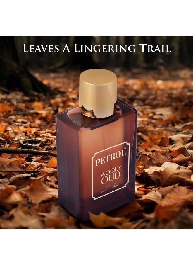 Woody Oud For Men And Women Edp - Top Notes Of Brazilian Rosewood, Cardamom & Sichuan Pepper - Base Scents Of Tonka Bean, Vanilla & Amber - Oriental & Woody - Paraben Free - Elegant 100Ml Bottle
