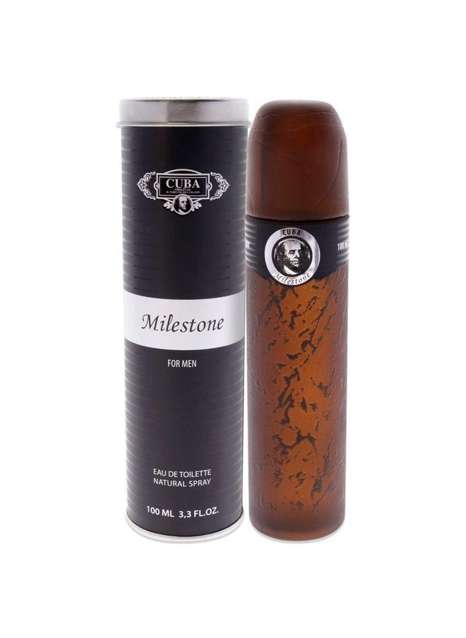 Milestone For Men Eau De Toilette Spray, 3.3 Ounce