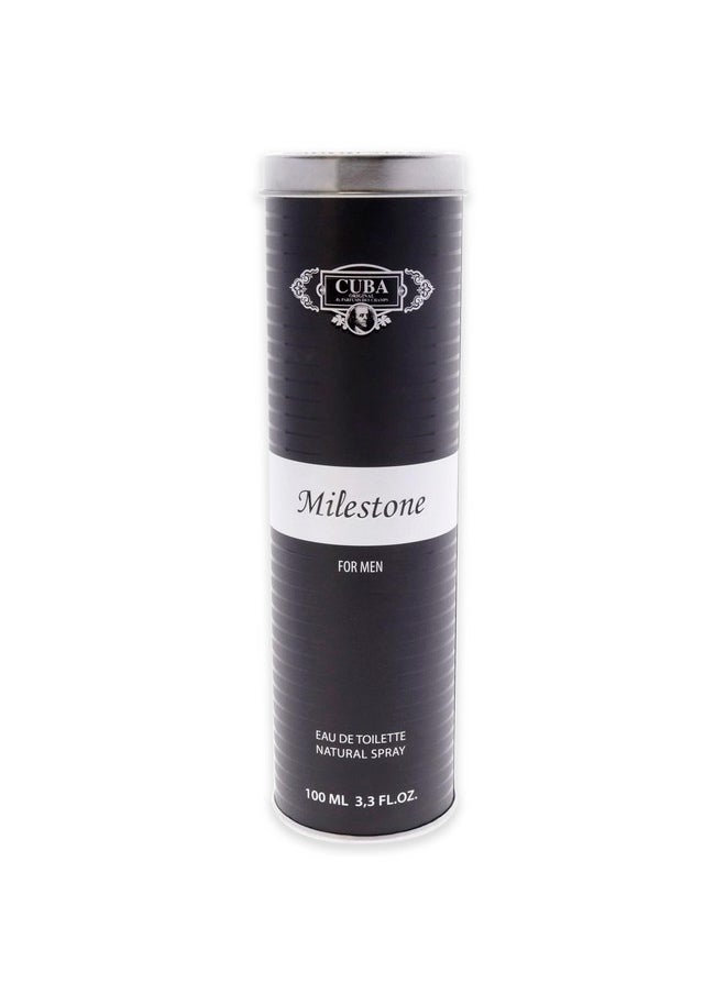 Milestone For Men Eau De Toilette Spray, 3.3 Ounce