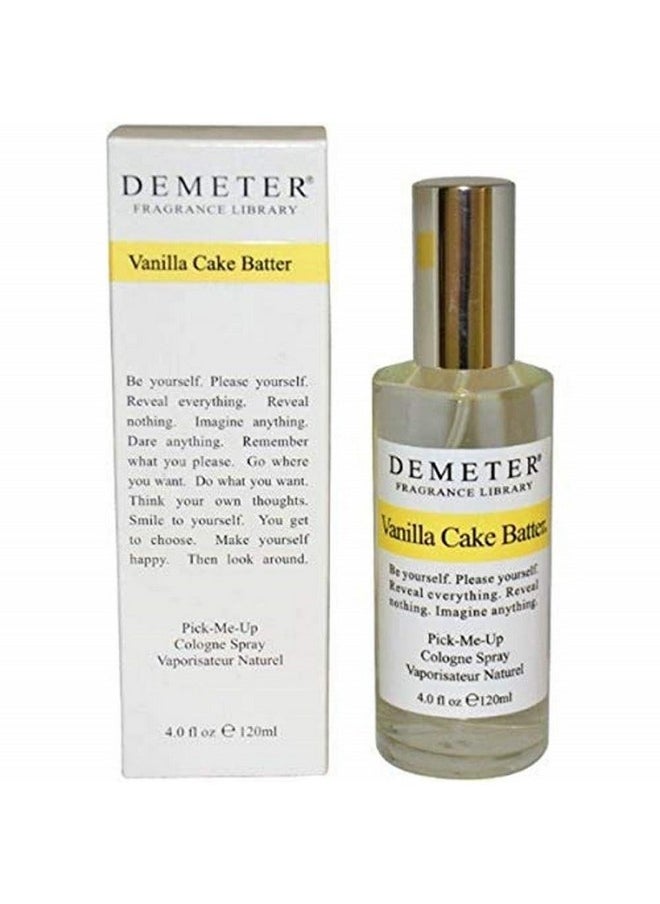 Vanilla Cake Batter Women Cologne Spray, 4 Ounce