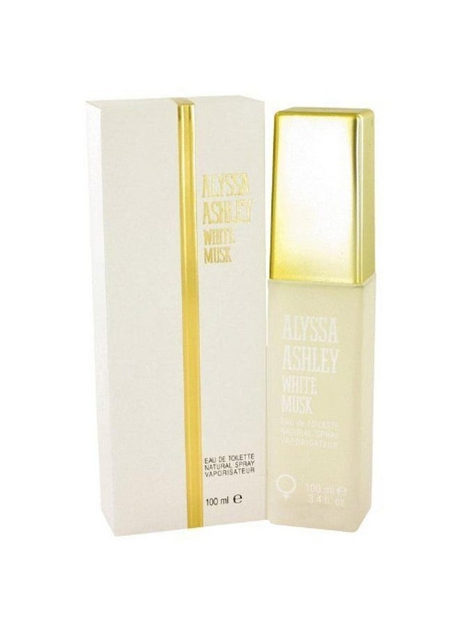 Ashley White Musk Eau De Toilette Spray For Women, 3.4 Ounce