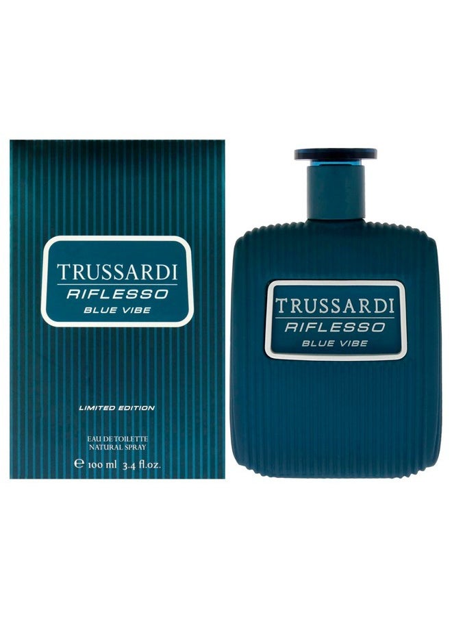 Riflesso Blue Vibe Limited Edition Edt Spray Men 3.4 Oz