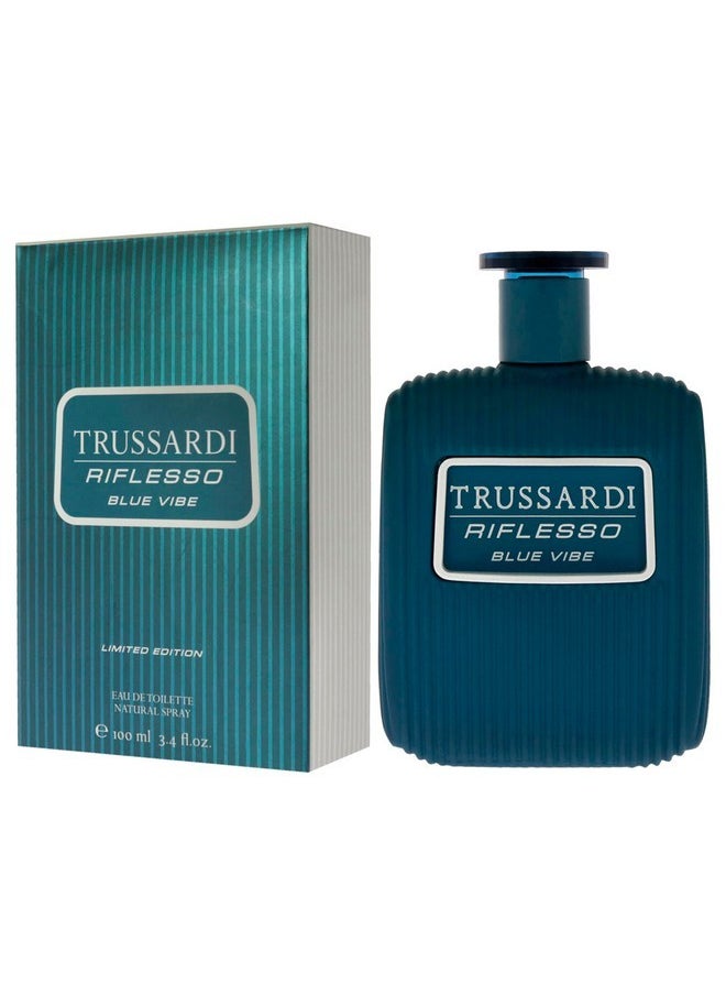 Riflesso Blue Vibe Limited Edition Edt Spray Men 3.4 Oz