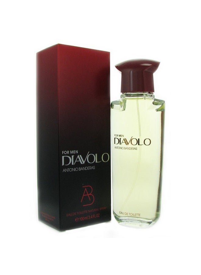 Diavolo For Men Eau De Toilette Spray 3.4 Oz.