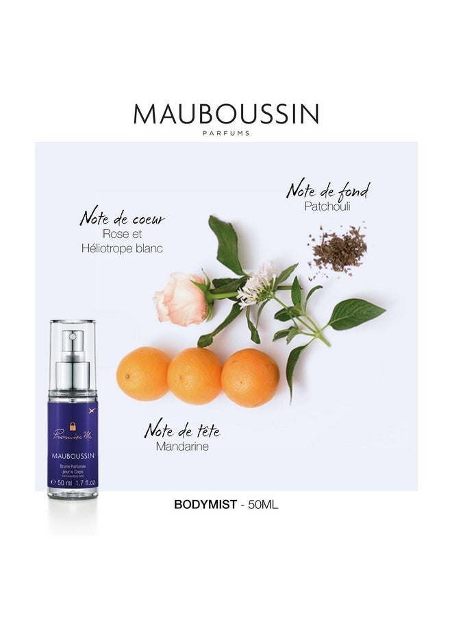 - Body Mist Set Premium : Elixir Pour Elle Mist 50Ml (1.7 Fl Oz), Promise Me Mist 50Ml (1.7 Fl Oz), In Red 50Ml (1.7 Fl Oz) & My Twist Mist 50Ml (1.7 Fl Oz)