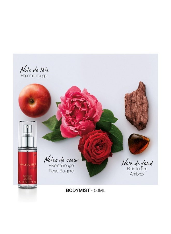 - Body Mist Set Premium : Elixir Pour Elle Mist 50Ml (1.7 Fl Oz), Promise Me Mist 50Ml (1.7 Fl Oz), In Red 50Ml (1.7 Fl Oz) & My Twist Mist 50Ml (1.7 Fl Oz)