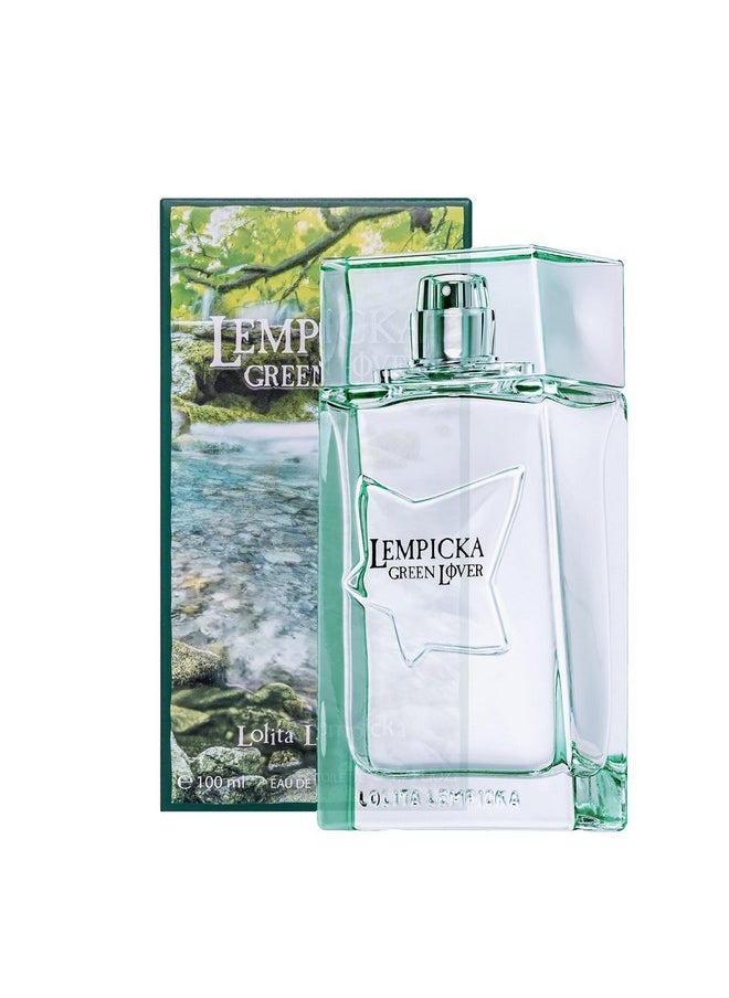 Green Lover Eau De Toilette Spray For Men - Fresh Masculine Scent W/ Notes Of Gin, Juniper, & Peppermint - Ideal For Daily Wear And Special Events - 3.4 Oz