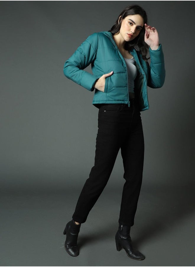 Women Teal Jackets