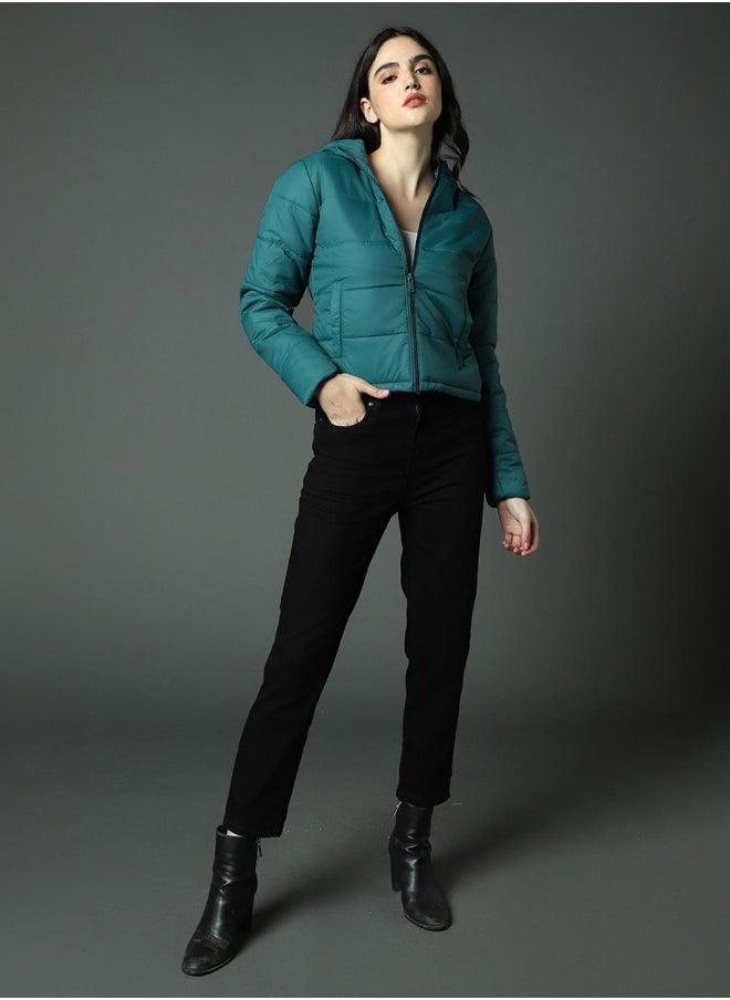 Women Teal Jackets