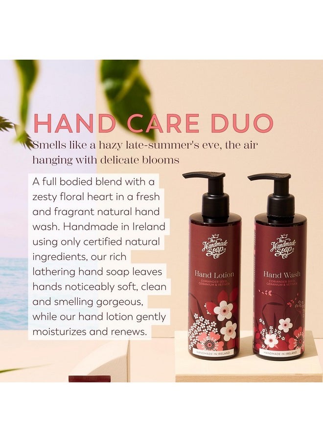 Mpany Hand Wash & Hand Lotion Duo Set, Coriander Seed, Geranium, & Vetiver Hand Care Gift Set, Liquid Hand Soap, Moisturizing Lotion, 8.5Fl Oz Each