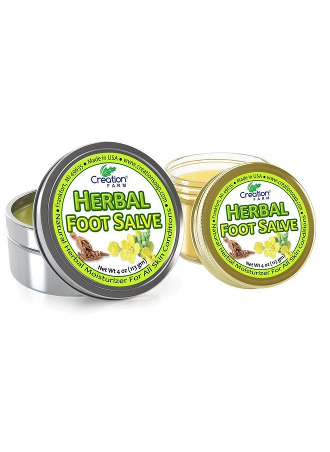 Rbal Balm Cream - Balsamo Pomada Crema Herba De Los Pies Featuring Peppermint, Tea Tree Plus 10 Botanicals Creation Farm