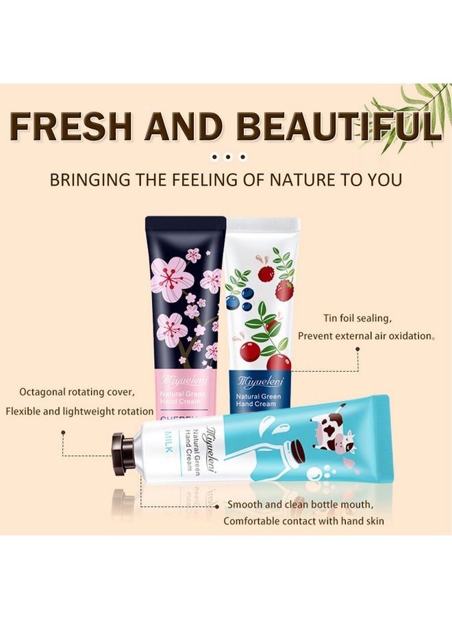 20 Pack Hand Cream Gift Set,Korean Relieve Dry And Cracked Hands Mini Hand Lotion, Mothers&Teacher Appreciation&Nurse Week Day Gifts For Women,Natural Moisturizing Hand Lotion Travel Size