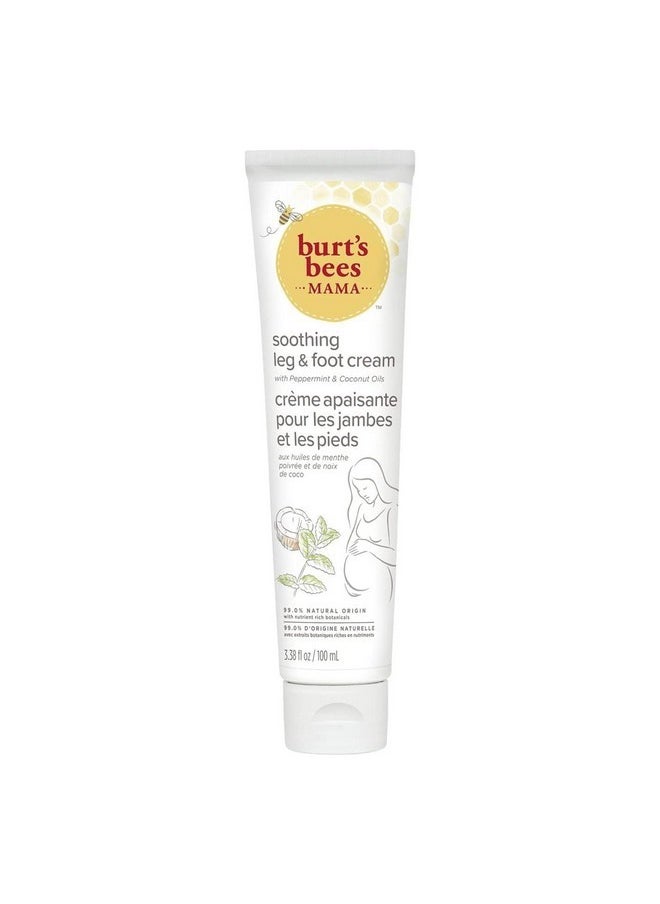 Mama Soothing Leg & Foot Cream, For Immediate Soothing Relief, With Coconut And Peppermint Oil, 100Ml