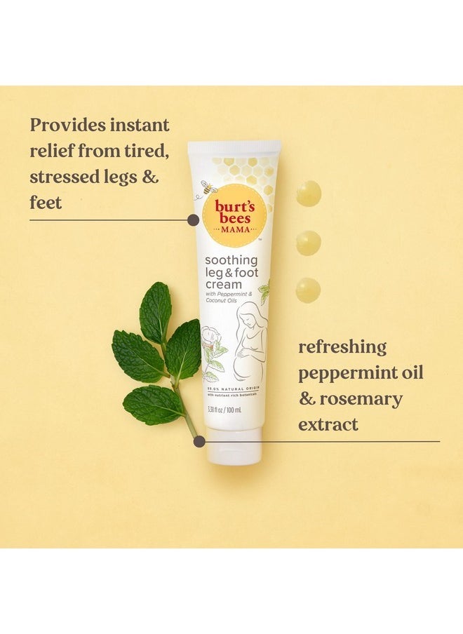 Mama Soothing Leg & Foot Cream, For Immediate Soothing Relief, With Coconut And Peppermint Oil, 100Ml