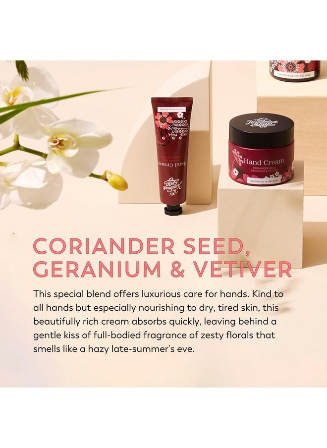 Mpany Hand Cream, Coriander Seed, Geranium & Vetiver Hand Lotion, Natural Hand Lotion For Dry Skin, Cruelty Free & Vegan Everyone Lotion Tube, Travel Size Hand Cream, 1.05Oz