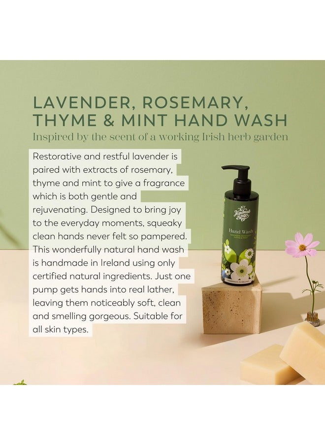 Mpany Hand Wash & Hand Lotion Duo Set, Lavender, Rosemary, Thyme, & Mint Hand Care Gift Set, Liquid Hand Soap, Moisturizing Lotion, 8.5Fl Oz Each