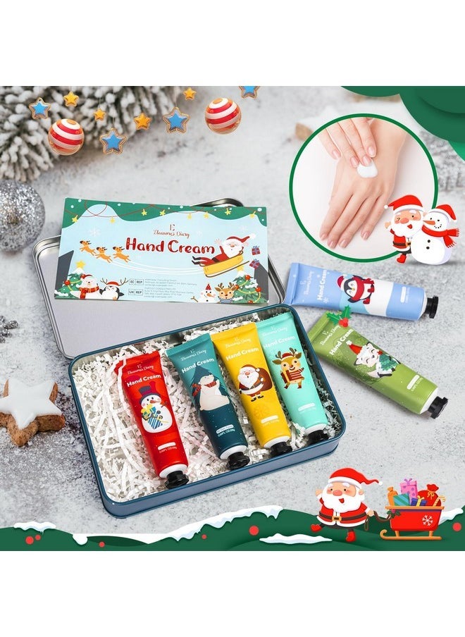 Hand Cream Gift Set, 6 Mini Travel Size Lotions, Shea Butter For Dry Cracked Hands, Calendar Advent Gifts