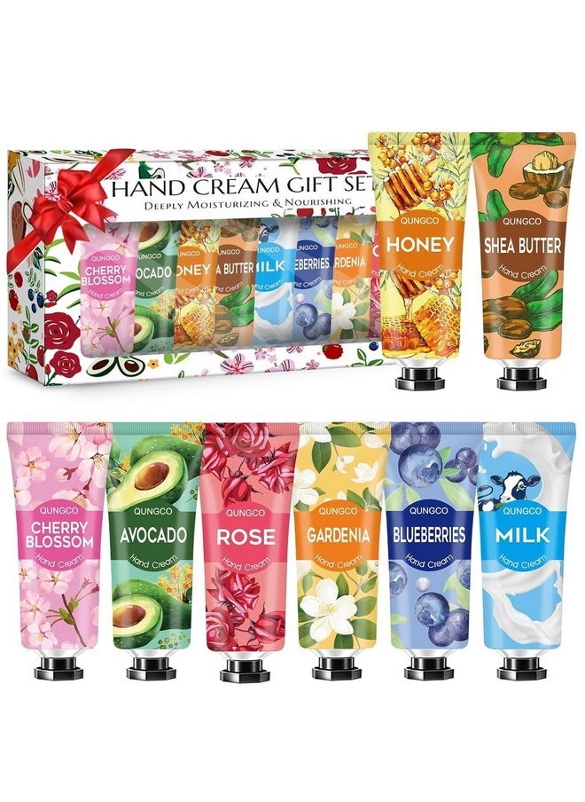 8 Pack Christmas Gifts For Women Hand Cream,Mothers Day Gifts,Teacher Appreciation Gifts,Nurse Week Gifts,Hand Lotion Travel Size In Bulk For Dry Hands,Mini Hand Lotion For Baby Shower Party Gifts