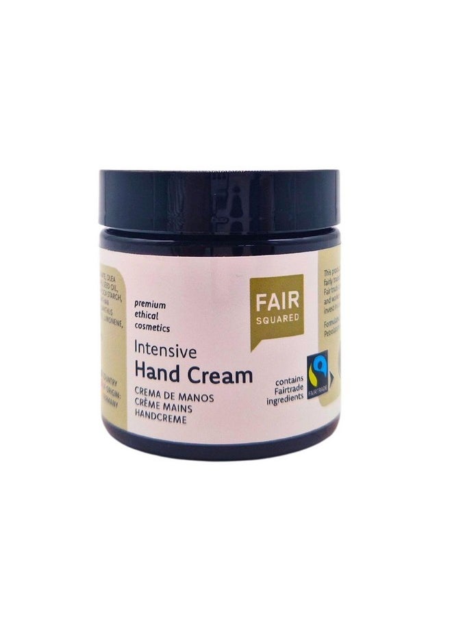 Hand Cream Intensive Olive 3.38 Oz Hand Cream - Hand Care & Repair For Sensitive Skin With Fairtrade Olive Oil - Vegan Natural Cosmetics - Made In Germany