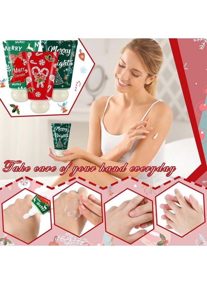 24 Christmas Hand Cream Gift Bulk Travel Size Hand Lotion For Women Christmas Bridal Baby Shower Party Favors Hand Cream Christmas Gift Set Merry Christmas Candy Cane Hand Cream For Guest