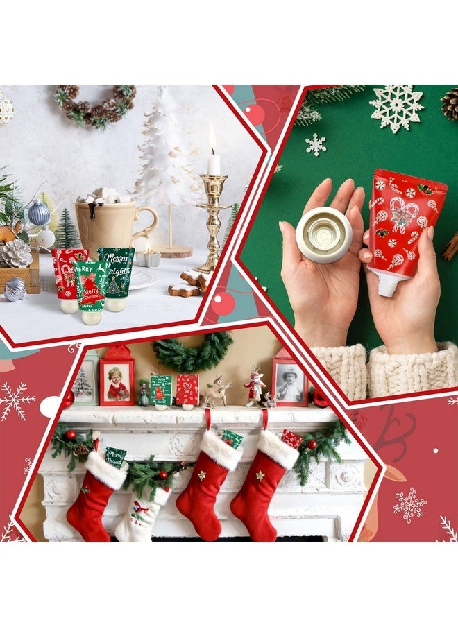 24 Christmas Hand Cream Gift Bulk Travel Size Hand Lotion For Women Christmas Bridal Baby Shower Party Favors Hand Cream Christmas Gift Set Merry Christmas Candy Cane Hand Cream For Guest