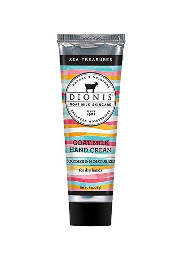 - Goat Milk Skincare Sea Treasures Scented Hand Cream (1 Oz) - Set Of 4 - Made In The Usa - Cruelty-Free And Paraben-Free