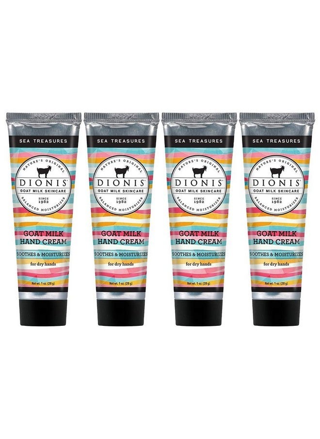 - Goat Milk Skincare Sea Treasures Scented Hand Cream (1 Oz) - Set Of 4 - Made In The Usa - Cruelty-Free And Paraben-Free