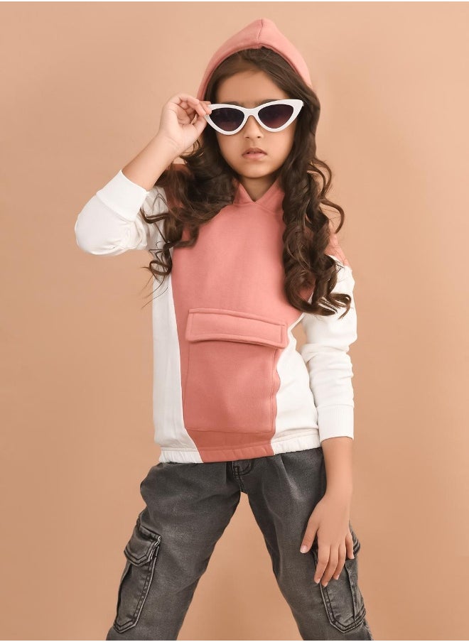 Girls Full Sleeves Sweatshirt