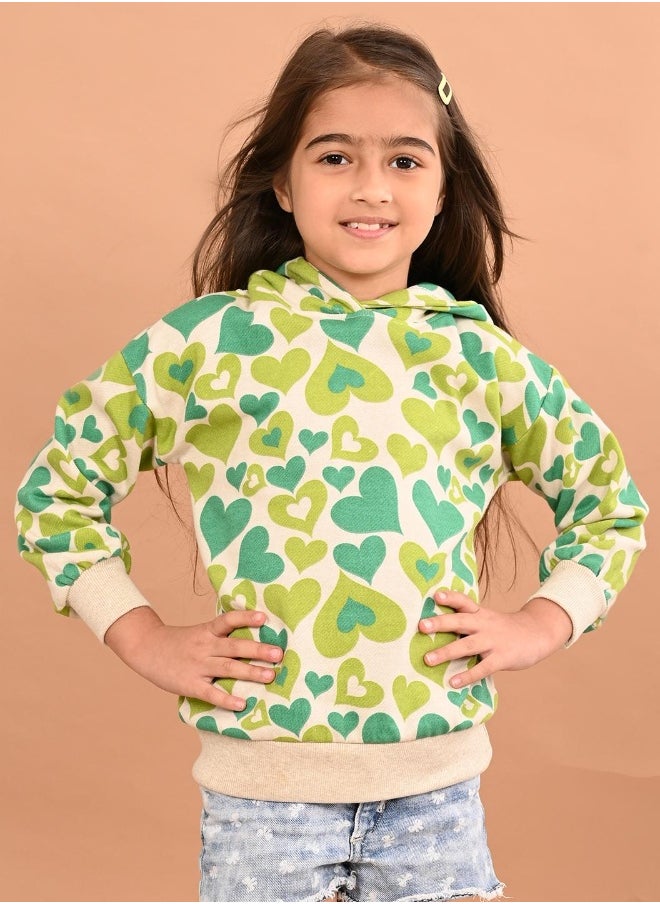 Girls Full Sleeves Sweatshirt