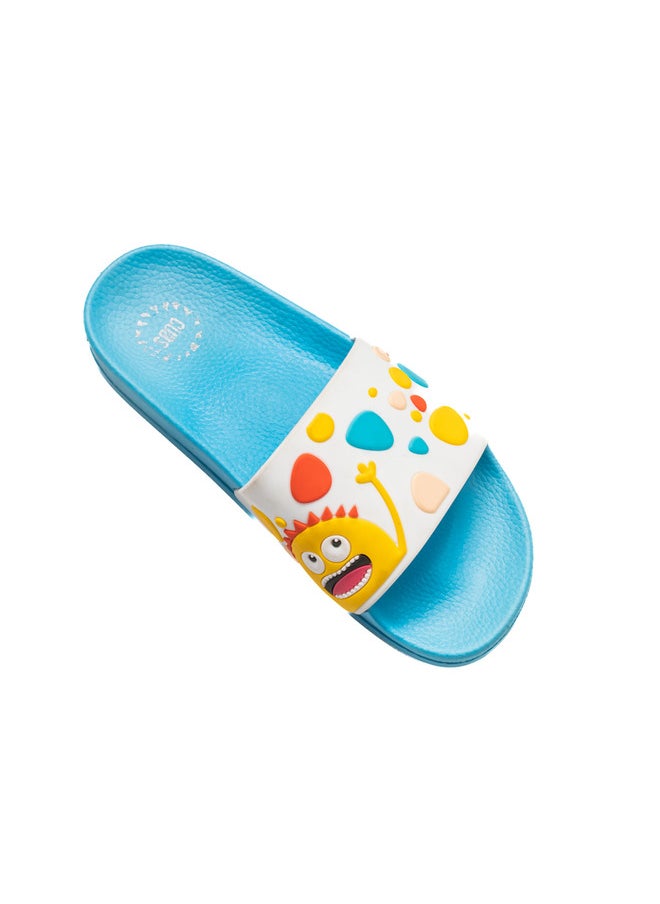 Print Everyday Wear Eco-Friendly Pvc Slides For Kids Lightweight Easy To Wash And Anti-Slip Soles