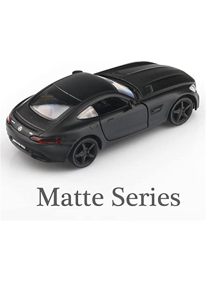 1/36 Scale Mercedes Benz AMG GTS Diecast Cars Models,Pull Back Vehicles Toy Cars,Cars Gifts for Boys Girls (Black)