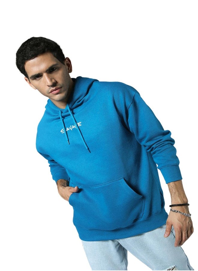 Men Blue Sweatshirt