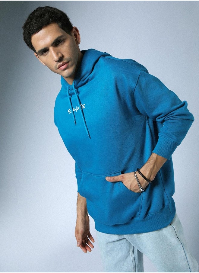 Men Blue Sweatshirt