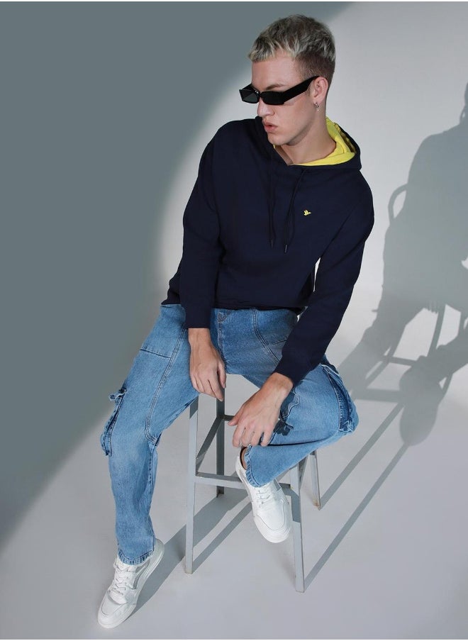 Men Navy Sweatshirt