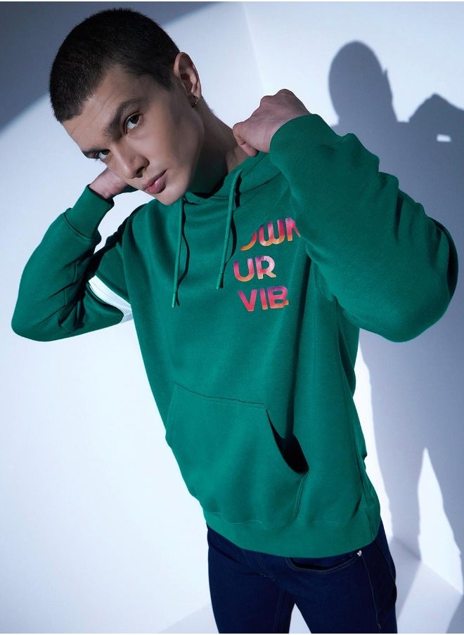 Men Green Sweatshirt