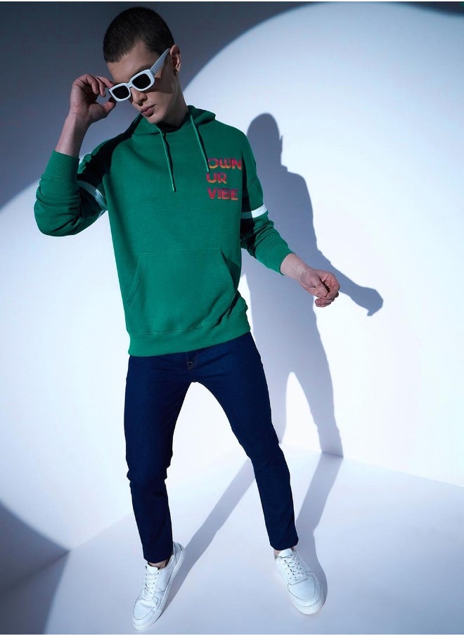 Men Green Sweatshirt