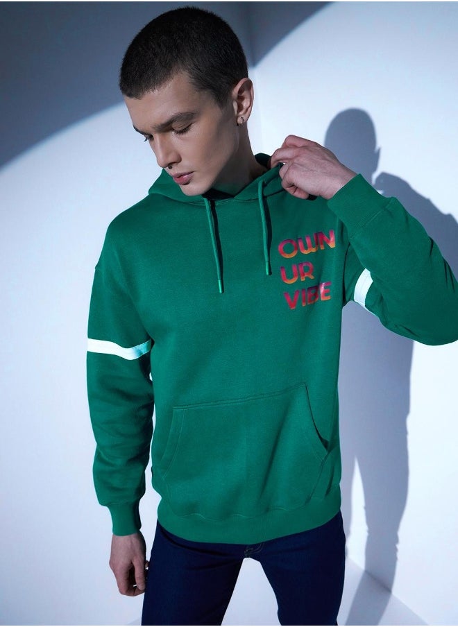 Men Green Sweatshirt