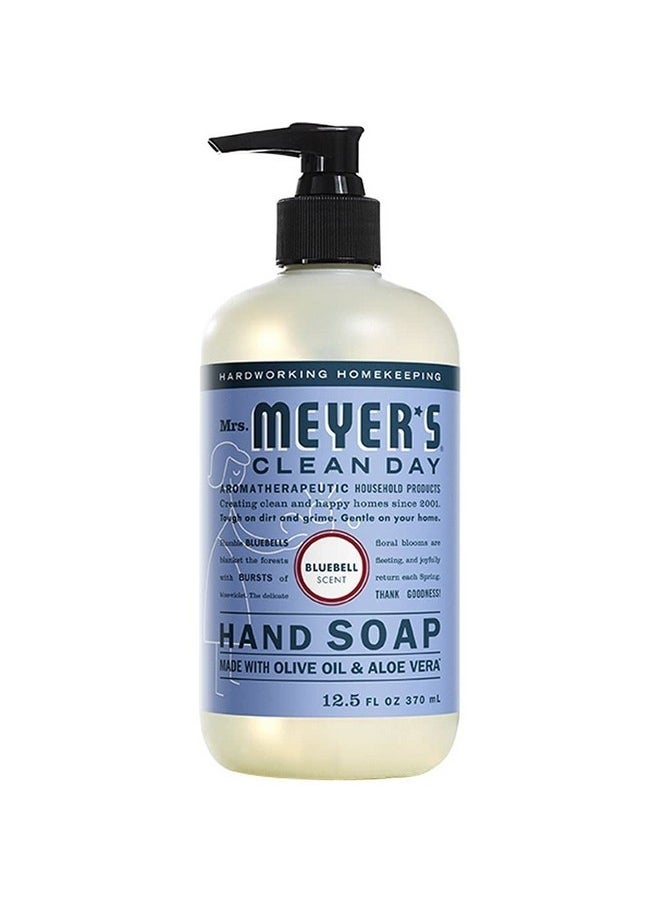 Mrs. Meyers Clean Day Liquid Hand Soap Hard 12.5 Oz Bluebell Scent Pump Dispenser