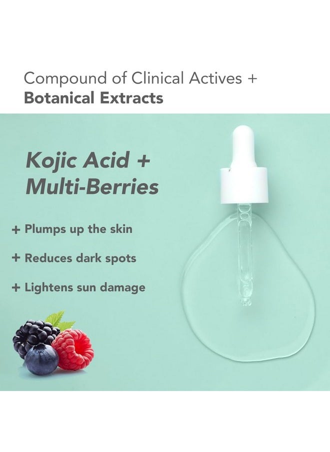 Dermabotanics Kojic Acid + Multi Berry Hi-Dose Serum | Reduces Pigmentation & Dark Spots | Calms Redness | Made With Dermatologists | Non-Irritating | Ph 5.5 | Suitable For Sensitive Skin | 28Ml