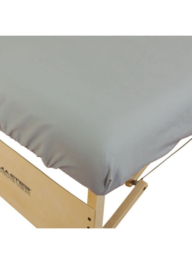 Tranquility Microfiber Massage Sheet Sets Lightweight, Long-Lasting Microfiber Massage Table Sheet Set - Stain-Resistant, Soft And No Pilling - 1 Pack, Mirage Gray