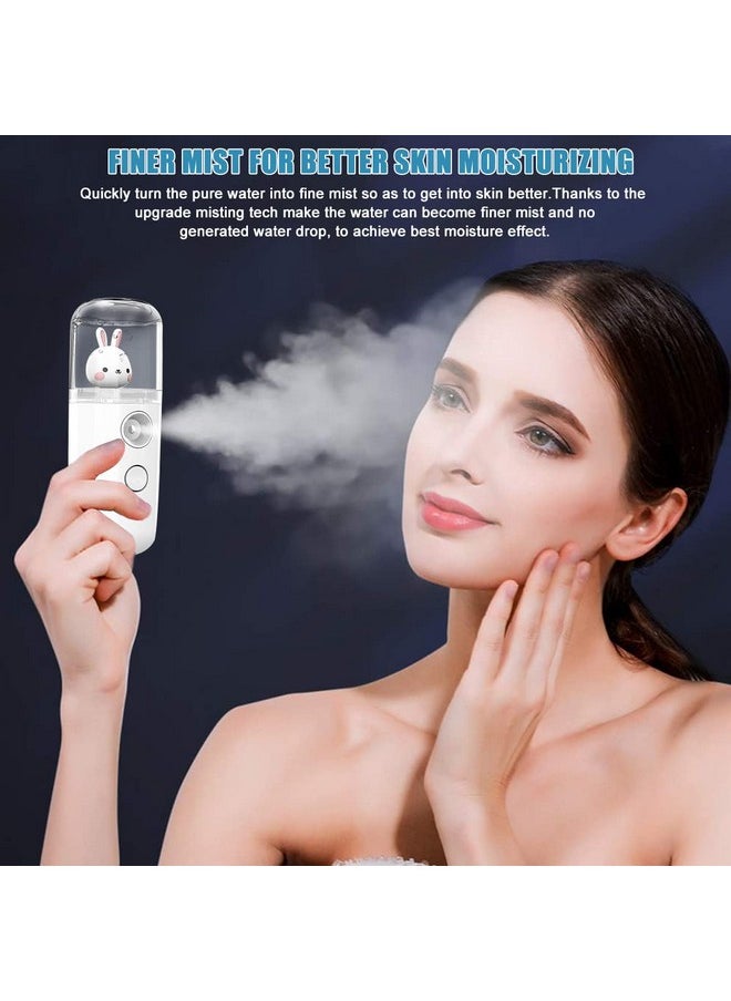 ® Usb Nano Facial Sprayer 30Ml Mini Facial Steamer Rechargeable Portable Face Mist Sprayer Skin Moisturizing Sprayer