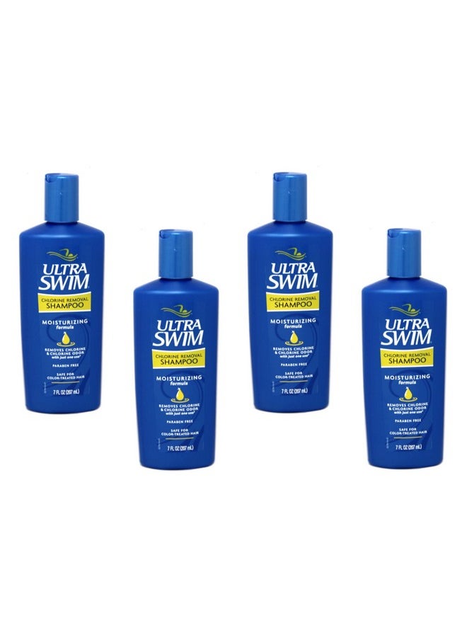 Chlorine-Removal Shampoo, 7-Ounce Bottles (Pack Of 4)