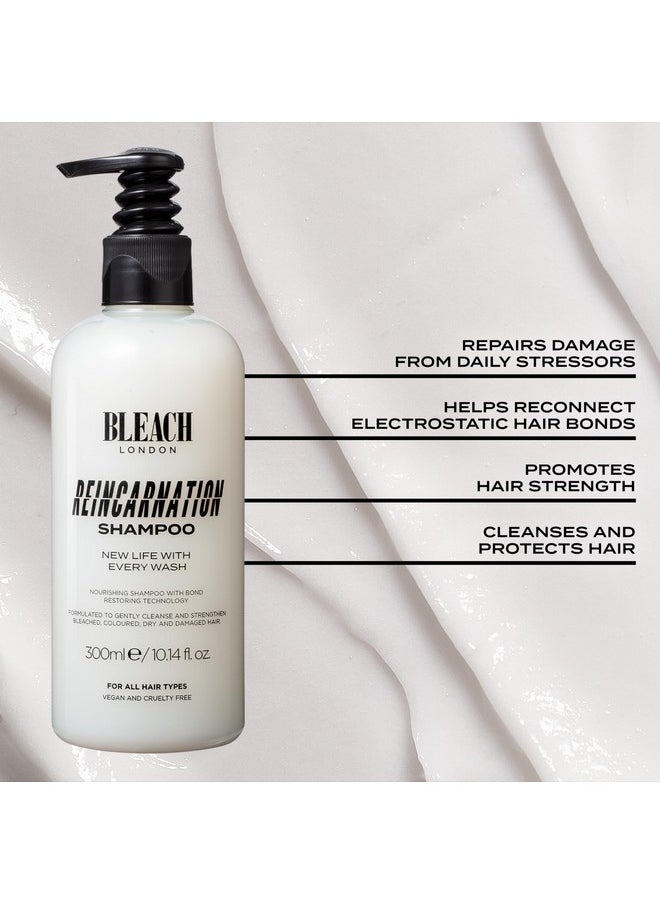 Reincarnation Bond Restoring Shampoo: Strengthening Daily Shampoo For All Hair Types - Vegan & Peta-Approved - (300Ml / 10.1Oz)