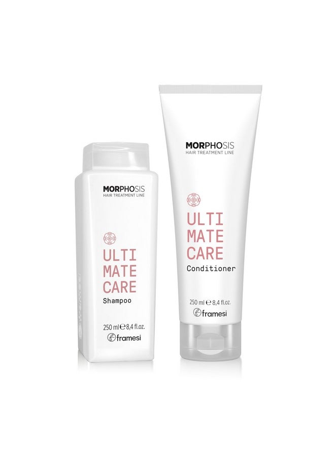 Morphosis Ultimate Care Shampoo And Conditioner Set, 8.4 Fl Oz, Moisturizing & Hydrating Shampoo And Conditioner Duo