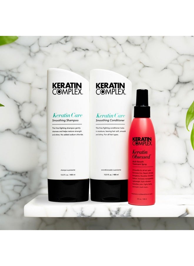 - Keratin Care Retail Kit - Keratin Care Shampoo & Conditioner 13.8 Oz Each & 5 Fl Oz Keratin Obsessed