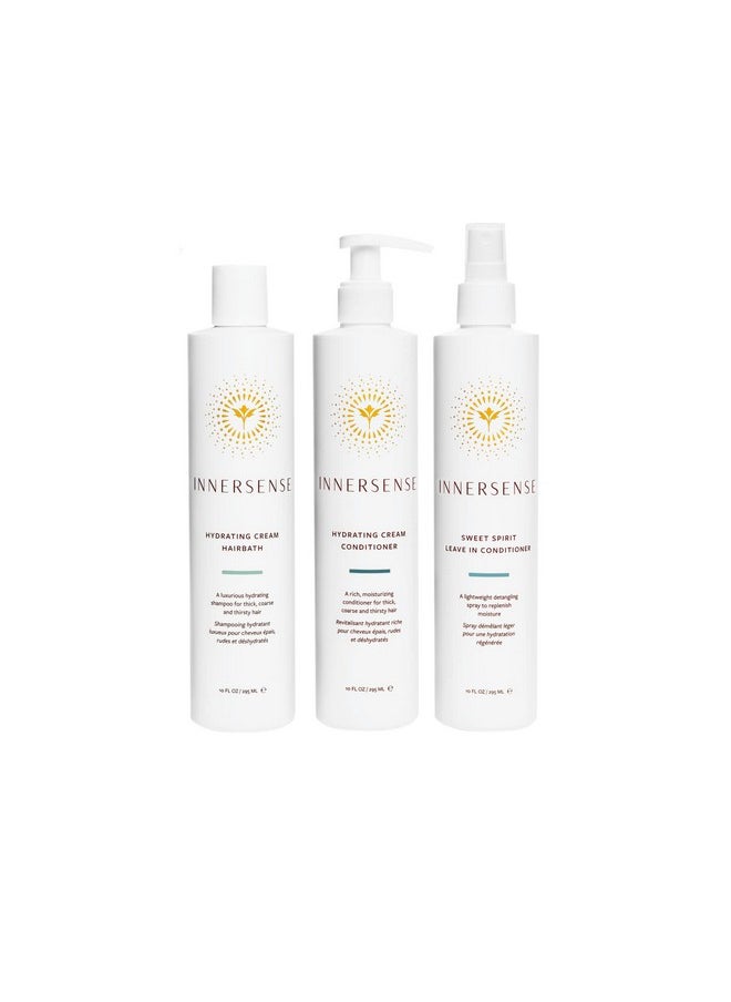 Organic Beauty - The Hydrate Trio Collection | Non-Toxic, Cruelty-Free, Sustainable Haircare (Full Size)