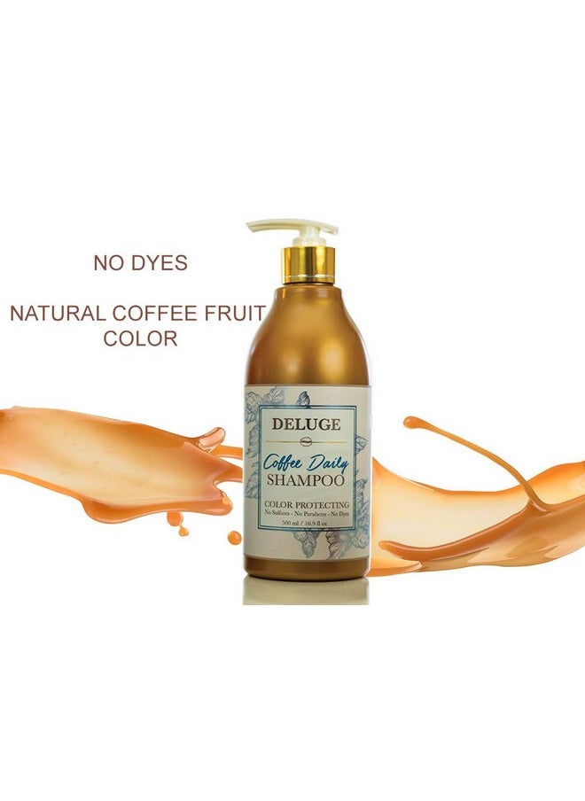 - Coffee Daily Shampoo And Conditioner -Gentle And Natural, Sulfate, Salt And Paraben Free. No Dyes. Made With Coffee Fruit, Argan Oil, Quinoa. Fresh-Clean Scent Of Berries. 16 Oz Each/Set.